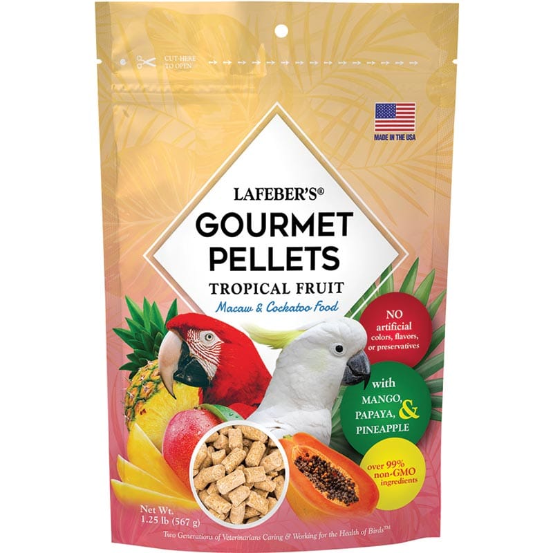 Macaw Tropical Fruit Gourmet Pellets