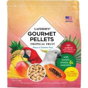 Macaw Tropical Fruit Gourmet Pellets 4lb